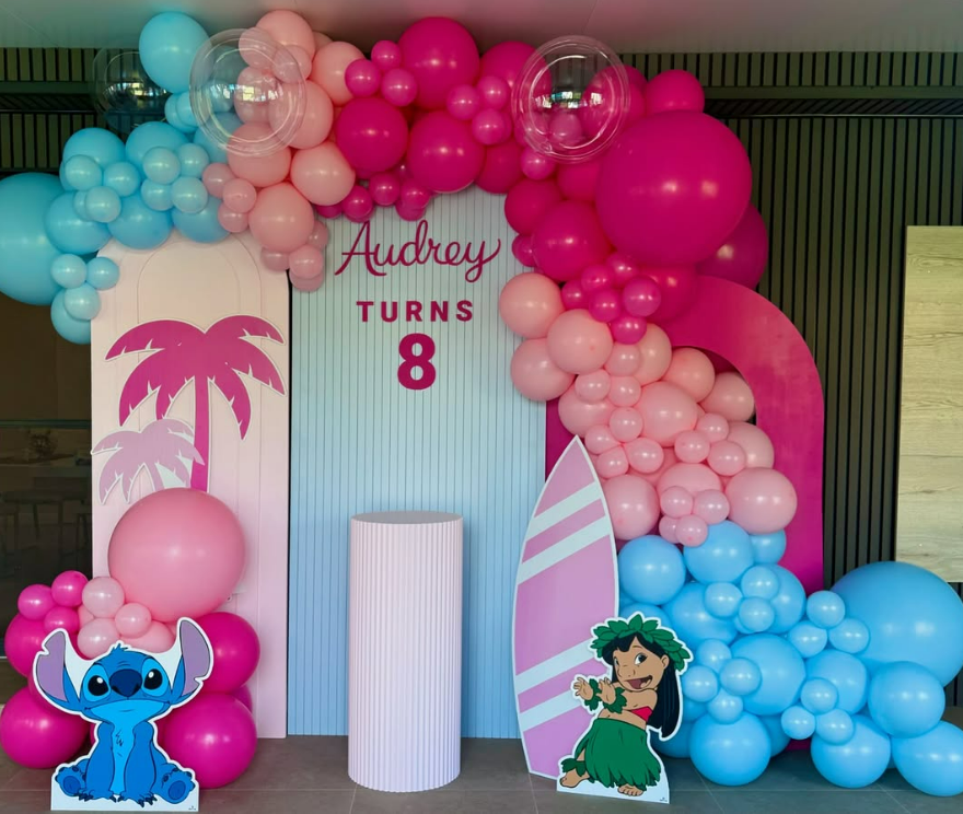 Balloon Set Up - Lilo & Stich Theme