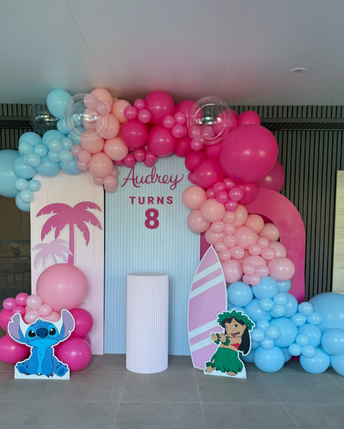 Balloon Set Up - Lilo & Stich Theme